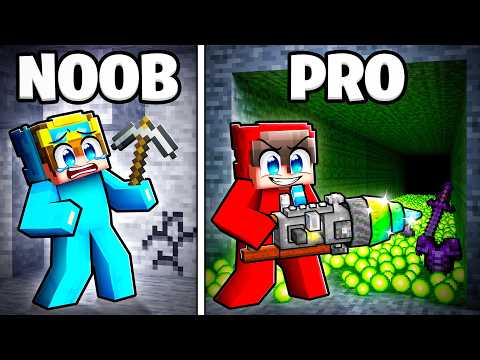 NOOB vs PRO Weapon Mining Battle!
