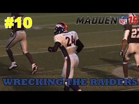 Madden NFL Player Franchise: HB Ep. 10 - BUSTER BURNS THE RAIDERS & SEASON STATS