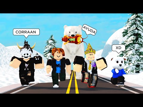 A FROZEN TRIP 🥶🍦 - SNOWY TRIP FUN MOMENTS (ROBLOX)