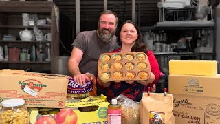 Alaska Azure Haul and a new snack creation.. Banana Crunch Muffins!