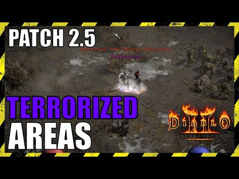 PATCH 2.5 TERROR ZONES TESTING - New Feature in PTR SERVER - Terrorized Areas DIABLO 2 RESSURRECTED