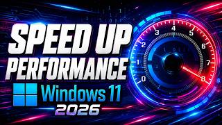 How to Speed Up Windows 11 for Faster Performance! (Best Settings) 2026