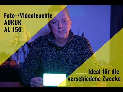 RGB Videoleuchte / Fotoleuchte AUKUK AL - 150   *** Quicktip 2 ***