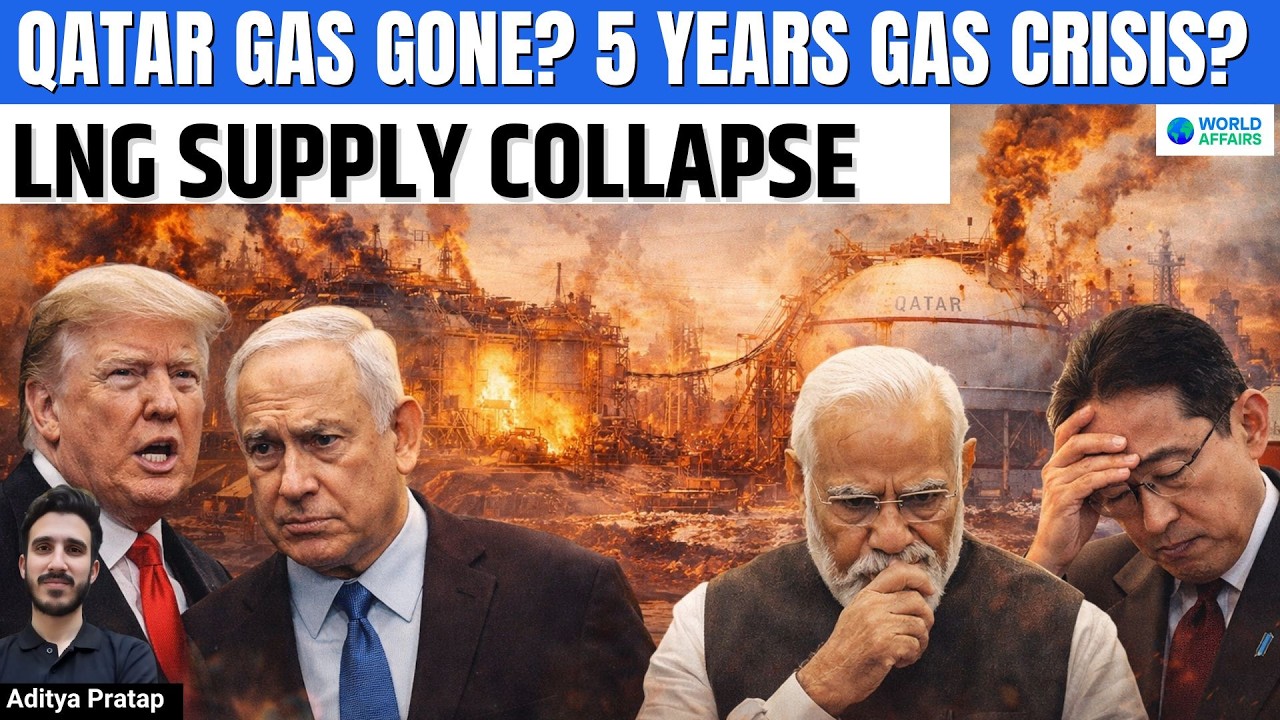 Qatar LNG Crisis: Impact on Europe, Asia & World | Why India Should Be Worried?
