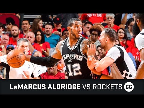 LaMarcus Aldridge Highlights: 34 PTS, 1 AST, 1 STL vs Rockets Semifinals Game 6 (11.05.2017)