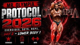 Mr.Olympia Protocol 2026 / Day 2 - Lower Body Workout