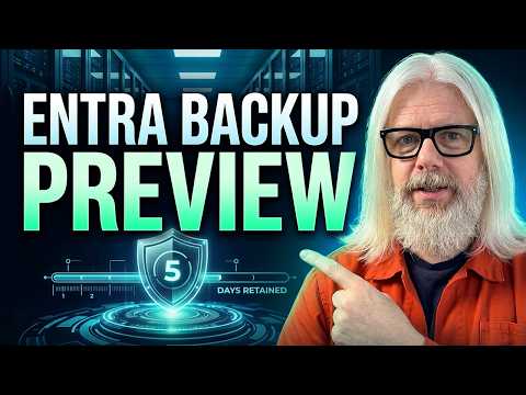 Entra Backup & Recovery: What to Know Entra Backup & Recovery: What to Know