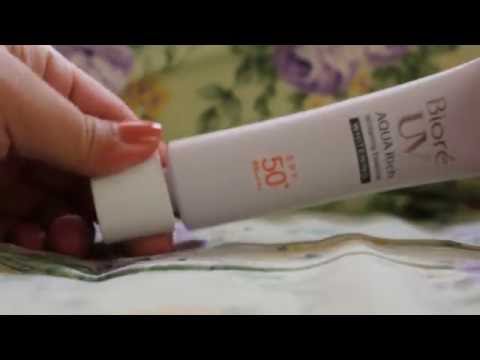 Kao BIORE UV Aqua Rich Whitening Essence Sunscreen SPF50+ PA++++ Swatch