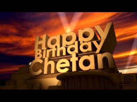 Happy Birthday Chetan