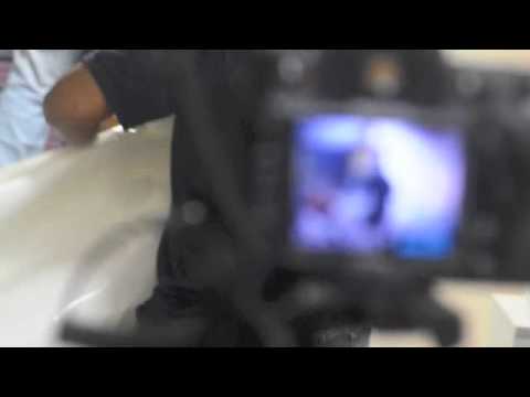 Instalación de María Fernanda Lairet en el Banco Exterior