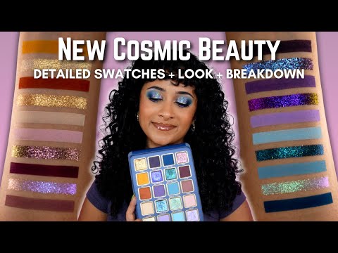 Cosmic Beauty Starlight Collection | Swatches, look, detailed thoughts