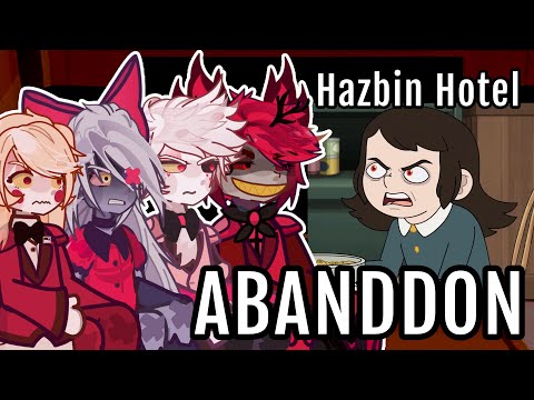 HAZBIN HOTEL react to ABANDDON HAUNTED HOTEL✨ Gacha react TikTok #hazbinhotel2  #hazbinhotel   