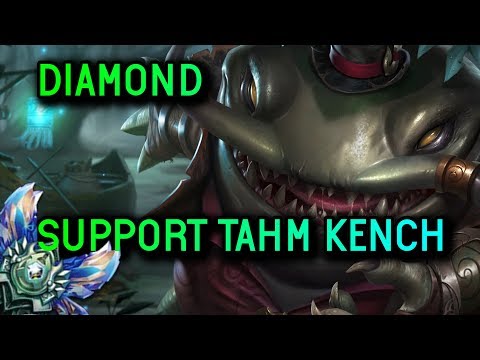 Support Tahm Kench S8 Diamond Full Gameplay - League of Legends