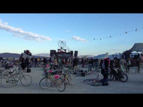 Robot Heart - brief clip during sunrise - Burning Man 2012