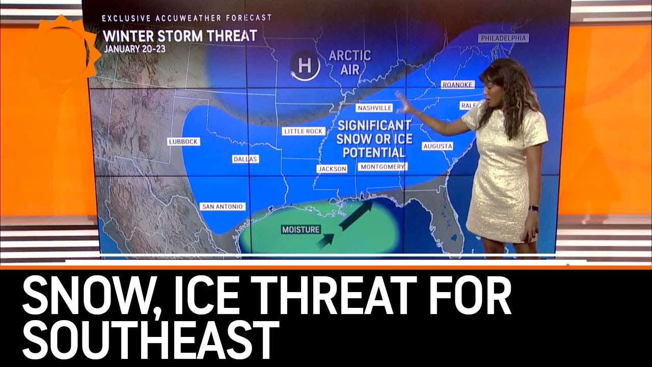 Snow and Ice Threat Returns for the Southeast U.S.