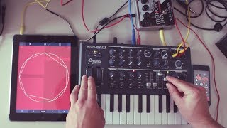 Trigger Box + MicroBrute (iOS App Demo) #TTNM