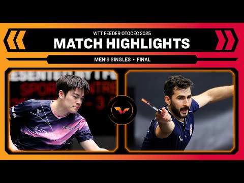 Cho Seungmin vs Andrej Gacina | MS Final | WTT Feeder Otocec 2025 Presented by I Feel Slovenia