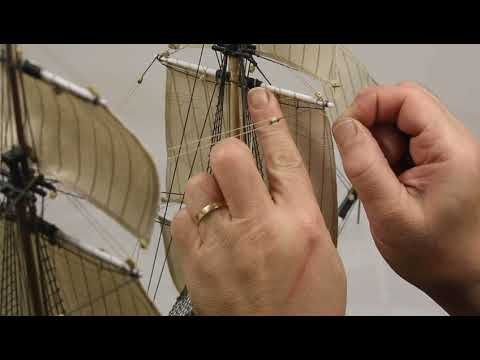 104- Elaboración de los chafaldetes de las velas. HMS Terror - Modelismo Naval