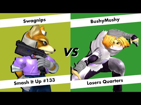 Smash It Up #133 - Losers Quarters - Swagnips (Fox) vs BushyMushy (Sheik)