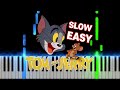 Tom And Jerry Theme SLOW EASY Piano Tutorial