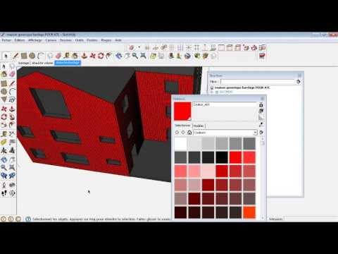 comment colorier avec sketchup