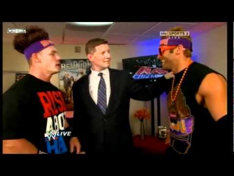 Funny John Cena moment with Zack Ryder & John Laurinaitis