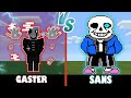 Gaster vs. Sans | Minecraft (COOL BATTLE!)