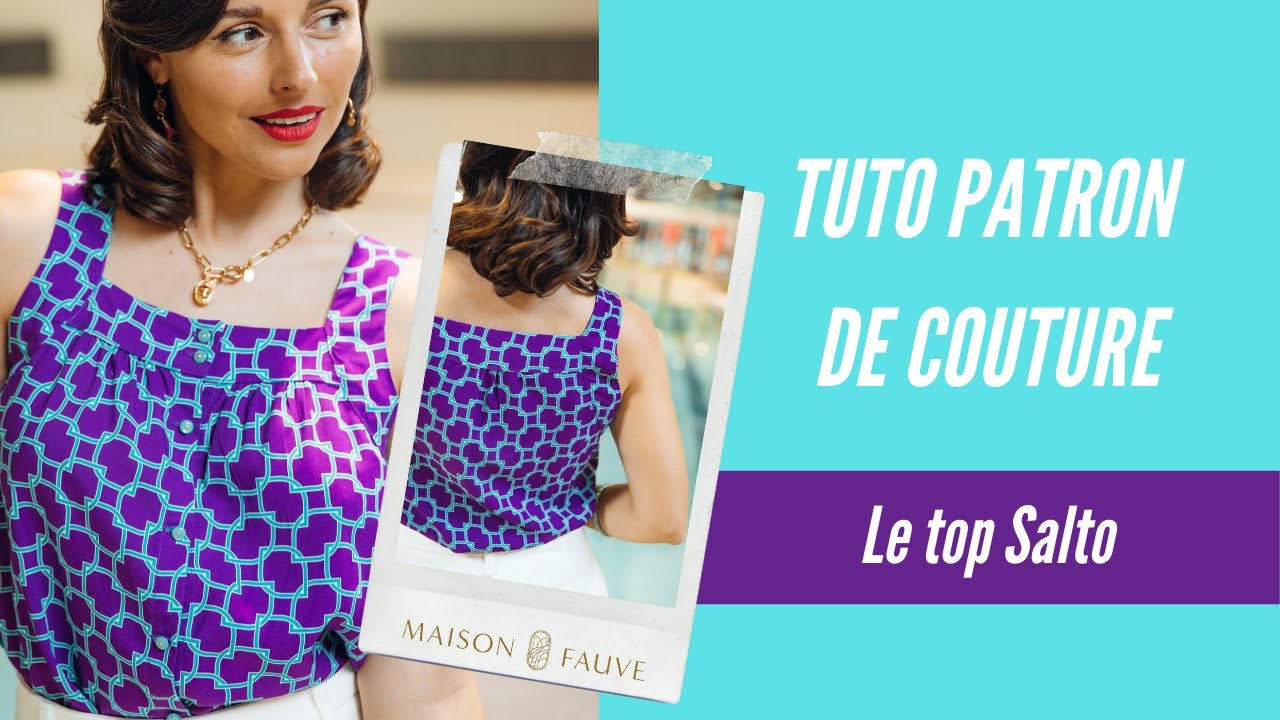 Salto top sewing pattern / Pouch pattern
