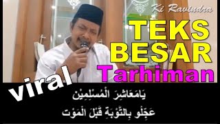 Download lagu Sholawat Tarhim LENGKAP dari awal sampai akhir bikin terharu mp3