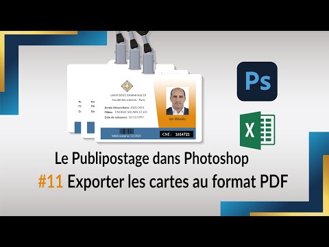 Le Publipostage dans Photoshop 1 Introduction