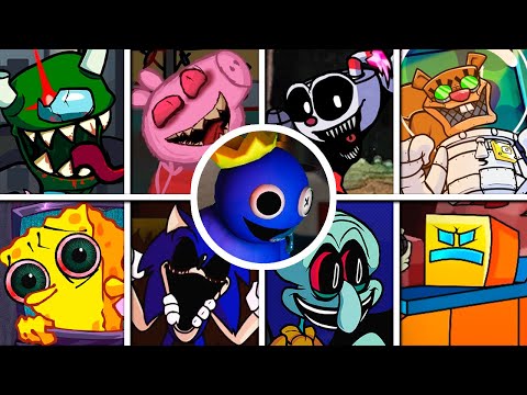 FNF Friends To Your End - But Everyone Sings It 🎤 (Different Characters Sing It) VS Rainbow Friends