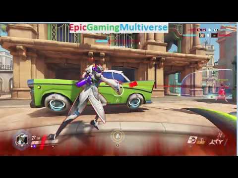 Overwatch Competitive Multiplayer Match #140 On The PC - Playing As Genji The Damage Hero