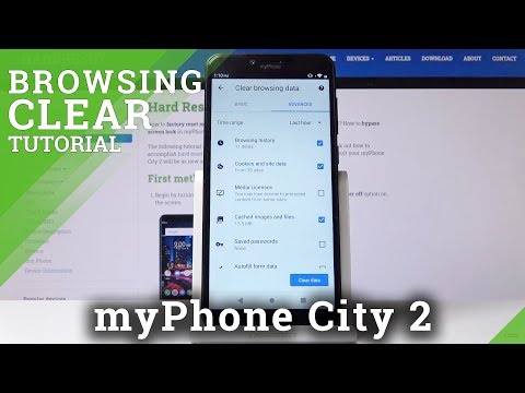 How to Clear Browser History in myPhone City 2 – step by step instructions