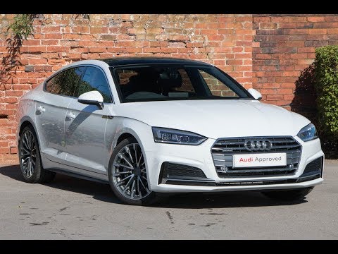 KX18LJY AUDI A5 SPORTBACK TFSI QUATTRO S LINE WHITE 2018