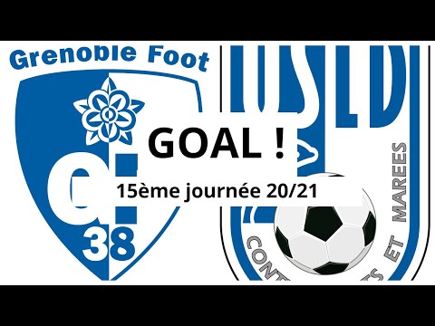 Grenoble - Dunkerque [(4)-0] GOAL 90' (Marcellin Anani) 15ème journée 2020/21