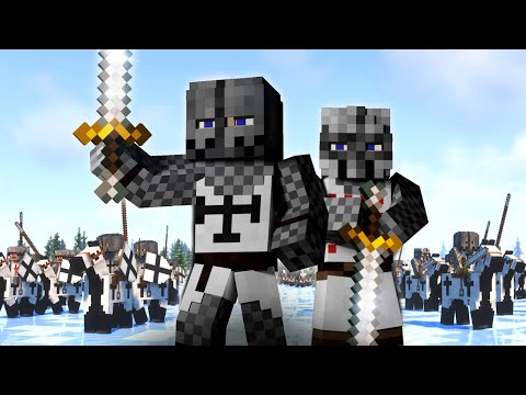 BATTLE ON THE ICE - Minecraft Cinematic |  Lake Peipus 1242