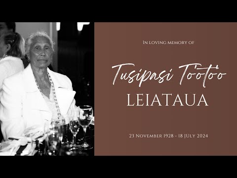 Funeral Service of Tusipasi To'oto'o Leiataua