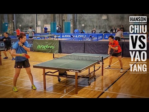 Yao Tang (2330) vs Hanson Chiu (2308) // San Diego Paddle Palace Open - Open Singles Group Stage