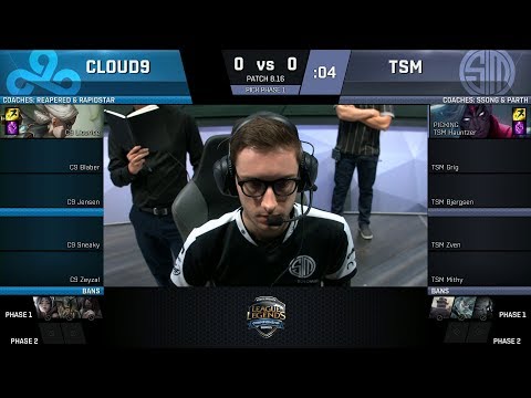 C9 vs TSM Game 1| 2018 NA LCS Regional Regional Qualifier - Finals | Cloud 9 vs Team SoloMid