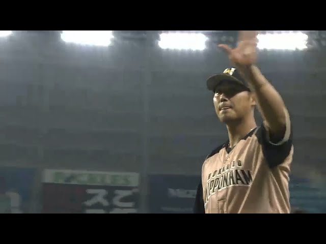 ファイターズ・中田選手ヒーローインタビュー 2015/8/13 L-F
