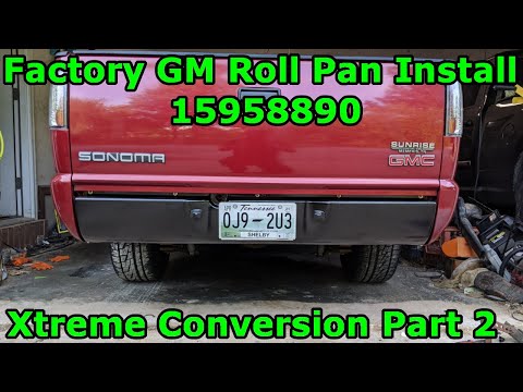 GMC Sonoma | Xtreme Conversion Part 2 | Factory/OEM GM Roll Pan Install | 15958890