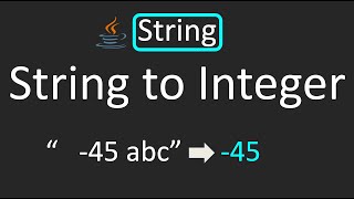YouTube video 'LeetCode - 8. String to Integer (atoi) | String | Java'