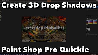 Corel Paint Shop Pro Quick Tutorial: 3D Drop Shadow