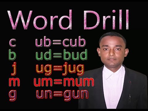 PHONIC DRILL, WORD DRILL, HOW TO LEARN WORD  Part 3