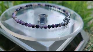 Dárek k nákupu nad 2.500,- "Andělská síla duše" náramek čaroit, broušené kuličky 3,4mm