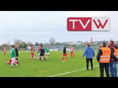 Mecz piłki nożnej VI ligi KS Warka vs Błonianka Błonie - 9 listopada 2019