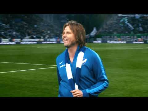 Premiär för IFK Norrköpings inmarschlåt "Ett liv, ett lag"