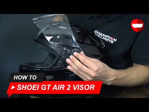 How to Change the Visor of the Shoei GT Air 2 - ChampionHelmets.com