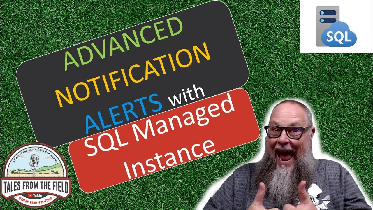 Azure SQL Managed Instance: How to set up Advanced Notification Email Alerts for Maintenance!