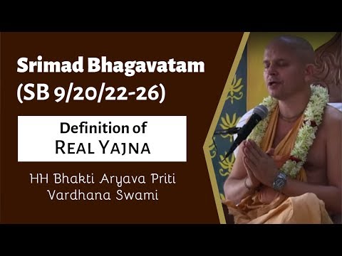 Srimad Bhagavatam (SB 9/20/22-26) ~ HH Bhakti Aryava Priti Vardhana Swami